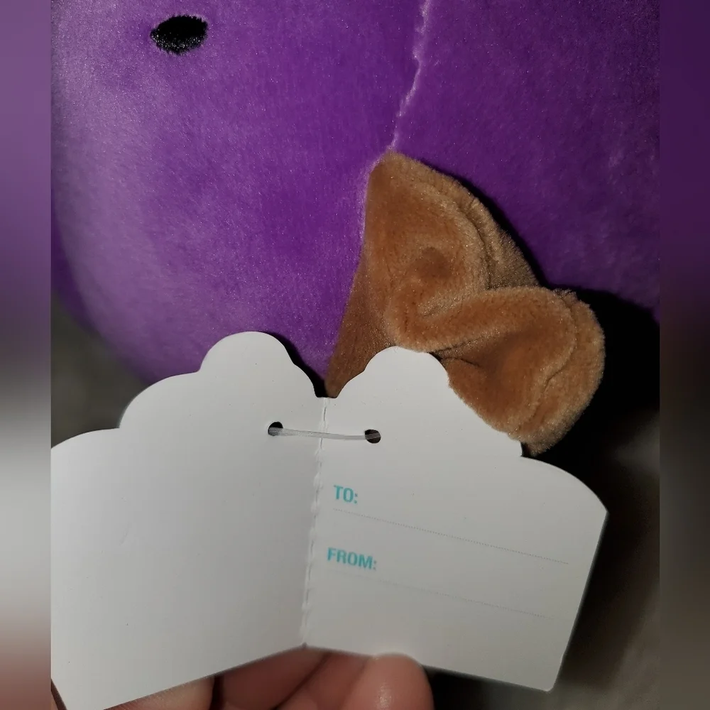 PlayRight Purple Plush Dog With Dragon Costume